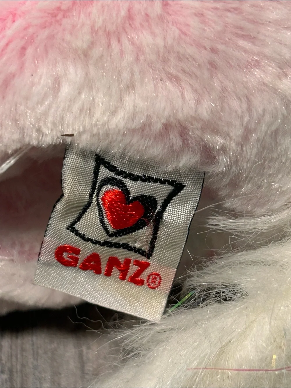 GANZ Webkinz Pink Pony Soft Plush Horse Stuffed Animal 8 Inch